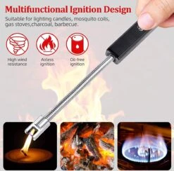 PENDEI Briquet électrique Rechargeable USB Avec Indicateur De Batterie LED Cou Flexible 360 Degrés Coupe-vent Pour Bougies Barbecue Feux D'artifice Cuisinière à Gaz Cuisine Camping 14 PENDEI Briquet électrique Rechargeable USB Avec Indicateur De Batterie LED Cou Flexible 360 Degrés Coupe-vent Pour Bougies Barbecue Feux D'artifice Cuisinière à Gaz Cuisine Camping -Magasin D'Accessoires Pour Barbecue 1200x1183 3