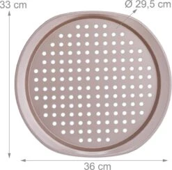 Assiette à Pizza Relaxdays 2 Pièces - Plaque De Cuisson Ronde - Avec Trous - Pour Pizza Et Flammkuchen -Magasin D'Accessoires Pour Barbecue 1200x1186 3