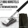 Gohh 2 Brosses Pour Barbecue Avec Grattoir - Brosse De Nettoyage - Grattoir Pour Barbecue Avec 2 Sacs De Rangement Pratiques 2 En 1 2 Gohh 2 Brosses Pour Barbecue Avec Grattoir - Brosse De Nettoyage - Grattoir Pour Barbecue Avec 2 Sacs De Rangement Pratiques 2 En 1 -Magasin D'Accessoires Pour Barbecue 1200x1186 6