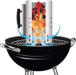 Allume-charbon LARGE - Allume-briquette Avec Poignée De Sécurité - Démarreur Rapide Pour Barbecue - Allume- Charbon De Bois Pour BBQ -Magasin D'Accessoires Pour Barbecue 1200x1187 2