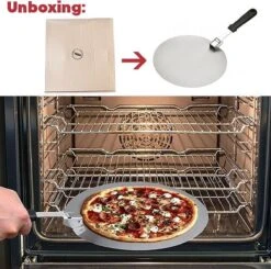 YUGN Pelle à Pizza Spatule à Pizza - Pelle à Pizza Pour BBQ Et Pelle à Pizza Pour Four - Pelle à Pizza 30 Cm Et En Acier Inoxydable - Idéale également Comme Cuillère à Gâteau -Magasin D'Accessoires Pour Barbecue 1200x1188 3