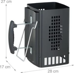 Allumeur De Briquettes Relaxdays - Avec Poignée - Allume-charbon - Barbecue - Fer - Noir 21 Allumeur De Briquettes Relaxdays - Avec Poignée - Allume-charbon - Barbecue - Fer - Noir -Magasin D'Accessoires Pour Barbecue 1200x1189 4