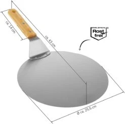 URBANKR8 - Pelle à Pizza Inox Ø25,5 - Pelle à Pizza - BBQ Ou Four - Manche Bois - Longueur : 43 Cm -Magasin D'Accessoires Pour Barbecue 1200x1191 6