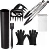 Perow De BBQ Perow - Accessoires De Vêtements Pour Bébé De Barbecue - Pinces à Viande - Tapis De Gril En Téflon - Pinces à Viande - Gants Antidérapants - Astuce Cadeau -Magasin D'Accessoires Pour Barbecue 1200x1192 3