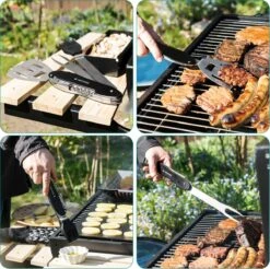 Outil Multifonction Pour BBQ Navaris 5 En 1 - Ensemble Barbecue Pliable - Fourchette, Spatule, Brosse En Silicone, Tire-bouchon, Décapsuleur - Acier Inoxydable -Magasin D'Accessoires Pour Barbecue 1200x1196 4