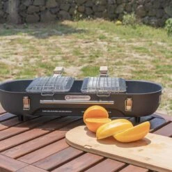 Barbecue Designnest Flip Grill BBQ Facile à Transporter Avec Grilles Rotatives Et Planche à Découper Intégrée -Magasin D'Accessoires Pour Barbecue 1200x1198 1