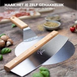 Pelle à Pizza Kitchenz Avec Set De Coupe-pizza - Pelle à Pizza Pour BBQ - Avec Coupe-pizza - Manche En Bois - Lame En Aluminium -Magasin D'Accessoires Pour Barbecue 1200x1198 18