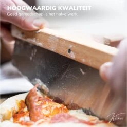 Pelle à Pizza Kitchenz Avec Set De Coupe-pizza - Pelle à Pizza Pour BBQ - Avec Coupe-pizza - Manche En Bois - Lame En Aluminium -Magasin D'Accessoires Pour Barbecue 1200x1198 20