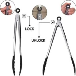 Set De 3 Pinces De Cuisine De Premium Supérieure - Pinces Pour Barbecue De Cuisine - Avec Deux Brosses En Silicone - Cuisson - BBQ - Salade, Gâteau, Crème Glacée, Four - (3x Pinces + 2 Brosses) 19 Set De 3 Pinces De Cuisine De Premium Supérieure - Pinces Pour Barbecue De Cuisine - Avec Deux Brosses En Silicone - Cuisson - BBQ - Salade, Gâteau, Crème Glacée, Four - (3x Pinces + 2 Brosses) -Magasin D'Accessoires Pour Barbecue 1200x1198 30