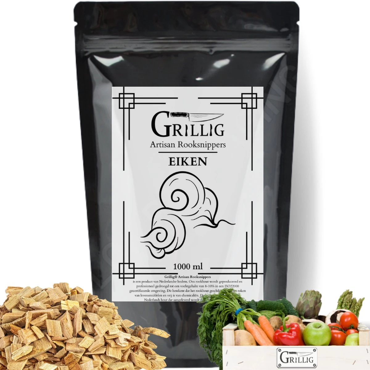 Artisan Fantaisiste - Copeaux De Fumée Chêne - Bois De Fumée Pour Fumage à Chaud - 2 Litres 3 Artisan Fantaisiste - Copeaux De Fumée Chêne - Bois De Fumée Pour Fumage à Chaud - 2 Litres