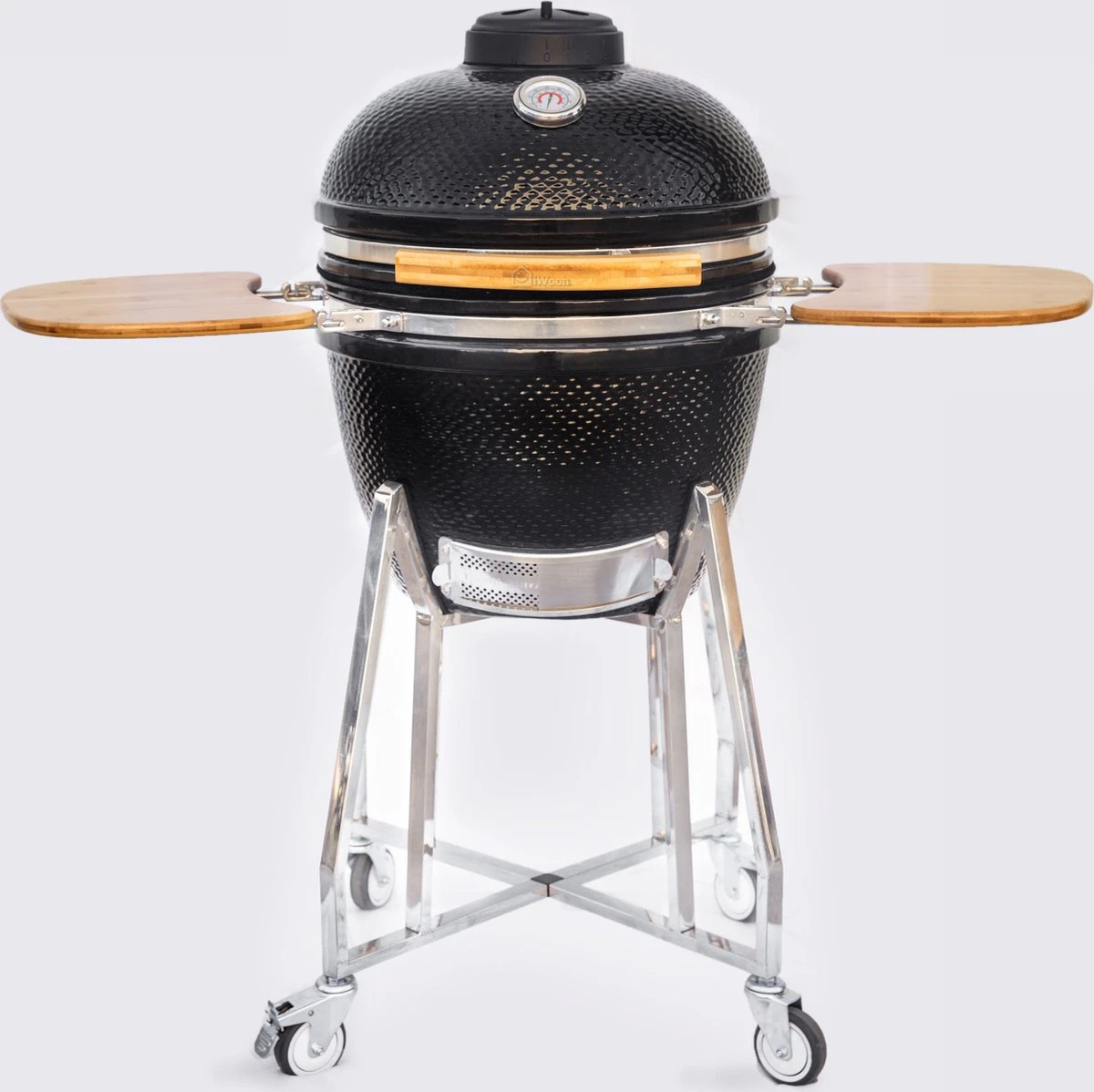 Kamado Medium Landmann Ø 45,7 Cm 18 Pouces Zwart - Avec Roulettes - Avec Thermomètre - Avec Grille De Ventilation - Barbecue Kamado - Barbecue En Céramique - Kamado Large 3 Kamado Medium Landmann Ø 45,7 Cm 18 Pouces Zwart - Avec Roulettes - Avec Thermomètre - Avec Grille De Ventilation - Barbecue Kamado - Barbecue En Céramique - Kamado Large