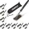 Relaxdays 9x Brosse De Barbecue En Acier Inoxydable - Brosse Métallique Brosse De Nettoyage De Barbecue Brosse Métallique -Magasin D'Accessoires Pour Barbecue 1200x1199 9