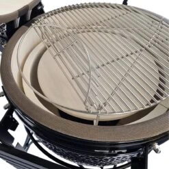 Obelix Kamado Large - 22 Pouces - Zwart - Avec Poseur De Plaque - Feutre En Fibre De Verre - Système D'ouverture / Fermeture - Precision Top-Vent -Magasin D'Accessoires Pour Barbecue 1200x1200 101