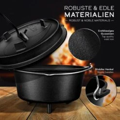 Grillas- Faitout, 4.2L, Poêle à BBQ , Fonte, Avec Pieds 13 Grillas- Faitout, 4.2L, Poêle à BBQ , Fonte, Avec Pieds -Magasin D'Accessoires Pour Barbecue 1200x1200 1033