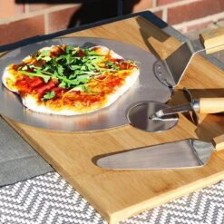 URBANKR8 - Pelle à Pizza Inox Ø25,5 - Pelle à Pizza - BBQ Ou Four - Manche Bois - Longueur : 43 Cm -Magasin D'Accessoires Pour Barbecue 1200x1200 1038
