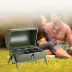Barbecue à Charbon De Bois - Forme Cylindrique - BBQ D'été - BBQ De Jardin Extérieur Portable Pour 2 à 4 Personnes Camping Pique-nique Viande Savoureuse -Magasin D'Accessoires Pour Barbecue 1200x1200 106