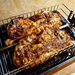 Panier à Gril Plat En Acier Inoxydable Auspit Pour Broche / Rôtisserie, Hauteur Réglable Sur 4 Niveaux -Magasin D'Accessoires Pour Barbecue 1200x1200 1060