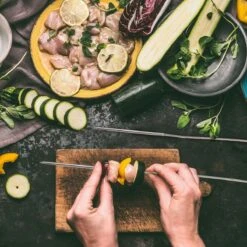 Relaxdays 8 Pièces - Brochettes De Légumes 78 Cm - Brochette Barbecue - Acier Inoxydable - Flexible -Magasin D'Accessoires Pour Barbecue 1200x1200 1061