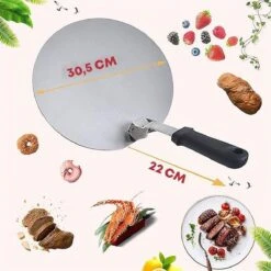 YUGN Pelle à Pizza Spatule à Pizza - Pelle à Pizza Pour BBQ Et Pelle à Pizza Pour Four - Pelle à Pizza 30 Cm Et En Acier Inoxydable - Idéale également Comme Cuillère à Gâteau -Magasin D'Accessoires Pour Barbecue 1200x1200 1081