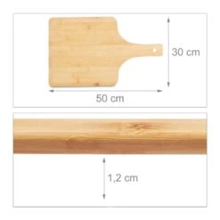 Pelle à Pizza Relaxdays XL Bambou - étagère à Pizza 50 Cm - Cuillère à Pain - Spatule à Pizza Manche Bois -Magasin D'Accessoires Pour Barbecue 1200x1200 1127