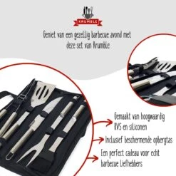Ensemble Barbecue 5 Pièces Krumble / Ensemble Barbecue En Acier Inoxydable De 5 Pièces / Comprend Un Sac De Rangement Pratique - Acier Inoxydable 10 Ensemble Barbecue 5 Pièces Krumble / Ensemble Barbecue En Acier Inoxydable De 5 Pièces / Comprend Un Sac De Rangement Pratique - Acier Inoxydable -Magasin D'Accessoires Pour Barbecue 1200x1200 1175