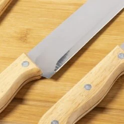 Ensemble De BBQ - Accessoires De BBQ - Outils De BBQ - Pinces à Barbecue - Fourchette - Spatule - Ouvre-bouteille - Planche à Découper - Durable - Bamboe -Magasin D'Accessoires Pour Barbecue 1200x1200 1195