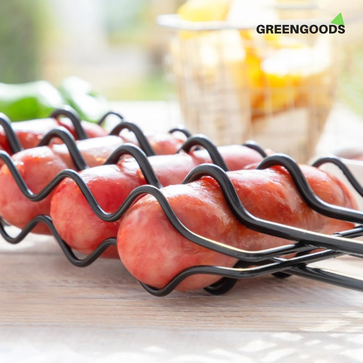 Grille De Barbecue Pour Saucisses GREENGOODS - Accessoires Pour Barbecue - Grille D'accessoires Pour Barbecue 5 Grille De Barbecue Pour Saucisses GREENGOODS - Accessoires Pour Barbecue - Grille D'accessoires Pour Barbecue â Image 3