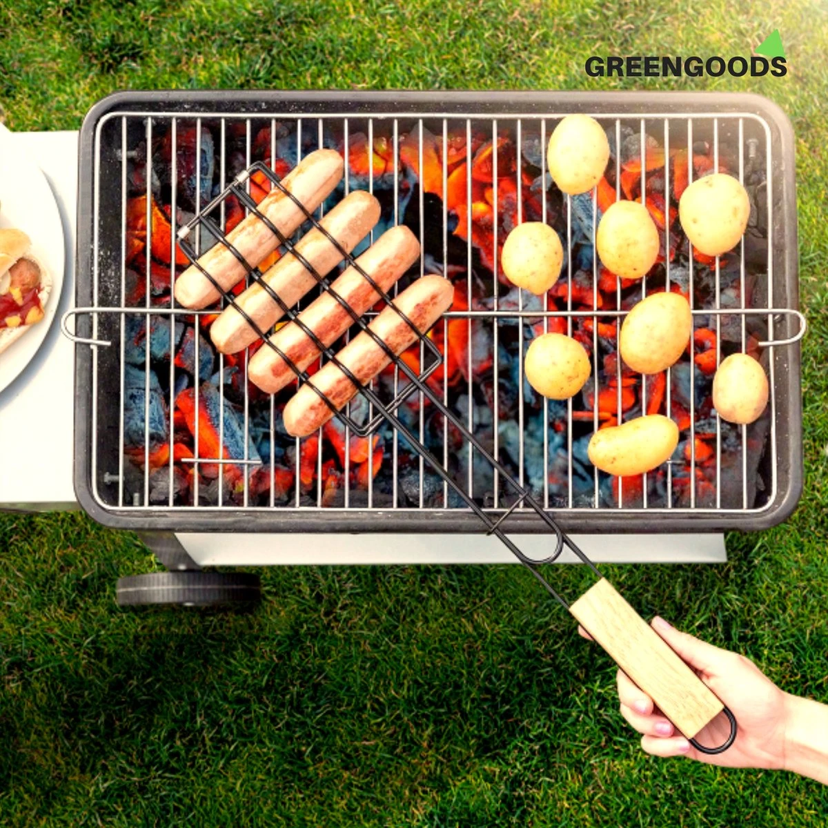 Grille De Barbecue Pour Saucisses GREENGOODS - Accessoires Pour Barbecue - Grille D'accessoires Pour Barbecue 8 Grille De Barbecue Pour Saucisses GREENGOODS - Accessoires Pour Barbecue - Grille D'accessoires Pour Barbecue â Image 6