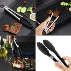 Set De 3 Pinces De Cuisine De Premium Supérieure - Pinces Pour Barbecue De Cuisine - Avec Deux Brosses En Silicone - Cuisson - BBQ - Salade, Gâteau, Crème Glacée, Four - (3x Pinces + 2 Brosses) 13 Set De 3 Pinces De Cuisine De Premium Supérieure - Pinces Pour Barbecue De Cuisine - Avec Deux Brosses En Silicone - Cuisson - BBQ - Salade, Gâteau, Crème Glacée, Four - (3x Pinces + 2 Brosses) -Magasin D'Accessoires Pour Barbecue 1200x1200 1256