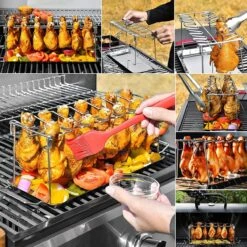 Doodadeals® | Poussin Grillé De Premium Supérieure | ACIER INOXYDABLE | Pour 12 Pilons De Kip | Marinade Et Plat De Service 14 Doodadeals® | Poussin Grillé De Premium Supérieure | ACIER INOXYDABLE | Pour 12 Pilons De Kip | Marinade Et Plat De Service -Magasin D'Accessoires Pour Barbecue 1200x1200 1282