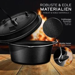 Grillas- Faitout, 4.2L, Poêle à BBQ , Fonte 11 Grillas- Faitout, 4.2L, Poêle à BBQ , Fonte -Magasin D'Accessoires Pour Barbecue 1200x1200 1308