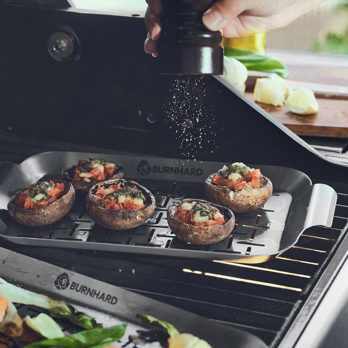 Burnhard Panier Grill Pour BBQ - Panier Grill 35,5x30x5,5 Cm 9 Burnhard Panier Grill Pour BBQ - Panier Grill 35,5x30x5,5 Cm – Image 7