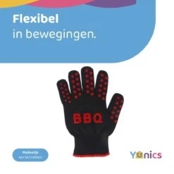 Gants BBQ YUNICS ® - Gants BBQ Résistant à La Chaleur - Accessoires BBQ - Rouge/ Zwart -Magasin D'Accessoires Pour Barbecue 1200x1200 1376