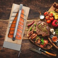 Relaxdays Ensemble De 2 Planches à Saumon Finlandais - Bois De Cèdre - Planche à Fumer Barbecue - Support Ovale - Pinces 13 Relaxdays Ensemble De 2 Planches à Saumon Finlandais - Bois De Cèdre - Planche à Fumer Barbecue - Support Ovale - Pinces -Magasin D'Accessoires Pour Barbecue 1200x1200 1443