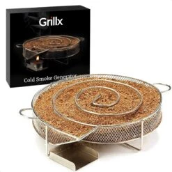 Générateur De Fumée Froide GrillX - Smokerbox - Smokebox En Acier Inoxydable - Générateur De Fumée - Smoke Moth - Fumage à Froid - Accessoires De BBQ
