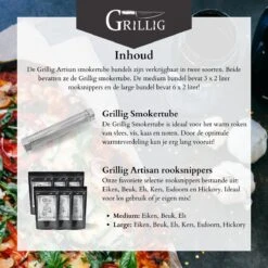 Whimsical - Artisan Large - Smokertube - 6 Types De Copeaux De Fumée - Bois De Fumée Pour Fumer à Chaud - Chêne - Hêtre - Aulne - Cerisier - Esdoorn - Hickory - 12 Litres -Magasin D'Accessoires Pour Barbecue 1200x1200 1528