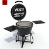 VOLT! BBQ Kamado En Céramique XL / 59 CM / 22 Pouces - Barbecue Grill Grenade 21'' 22'' - Plug & Play - Y Compris Accessoires De BBQ Kamado - Cuisine Extérieure - Barbecue à Charbon De Bois - BBQ à Oeufs - BBQ Kamado - Paroi Épaisse - Zwart -Magasin D'Accessoires Pour Barbecue 1200x1200 164