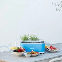 Barbecook Carlo - Barbecue Au Charbon De Bois - Barbecue De Table - Sac De Transport - Compact - Ventilateur - 38,5 X 28,5 Cm - 6 P. - Bleu -Magasin D'Accessoires Pour Barbecue 1200x1200 208