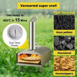 Four à Pizza Vevor® - Barbecue - Pizzarette - Four à Pizza Extérieur - Four à Pizza Extérieur - Pierre à Pizza - Portable - Acier Inoxydable -Magasin D'Accessoires Pour Barbecue 1200x1200 215