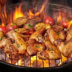 AG Mini Barbecue Ø 35cm - Barbecues à Charbon - Barbecue Kogelbarbecue - Klein Et Léger - Compact - Inox - 4-6 Personnes-Barbecue Rond - Incl. Couvercle - Barbecue Passe Partout -Grille De Ventilation Pour La Régulation De L'oxygène - Zwart -Magasin D'Accessoires Pour Barbecue 1200x1200 217