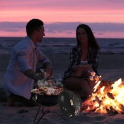 AG Mini Barbecue Ø 35cm - Barbecues à Charbon - Barbecue Kogelbarbecue - Klein Et Léger - Compact - Inox - 4-6 Personnes-Barbecue Rond - Incl. Couvercle - Barbecue Passe Partout -Grille De Ventilation Pour La Régulation De L'oxygène - Zwart -Magasin D'Accessoires Pour Barbecue 1200x1200 224