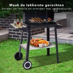 Cheqo® Barbecue Mobile - BBQ Sur Roues - BBQ à Charbon De Bois - Cuisine Extérieure - 45x31cm - 6kg - Paravent Avec Fentes - 2 Roues - Réglable 10 Cheqo® Barbecue Mobile - BBQ Sur Roues - BBQ à Charbon De Bois - Cuisine Extérieure - 45x31cm - 6kg - Paravent Avec Fentes - 2 Roues - Réglable -Magasin D'Accessoires Pour Barbecue 1200x1200 294