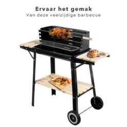 Cheqo® Barbecue Mobile - BBQ Sur Roues - BBQ à Charbon De Bois - Cuisine Extérieure - 45x31cm - 6kg - Paravent Avec Fentes - 2 Roues - Réglable 12 Cheqo® Barbecue Mobile - BBQ Sur Roues - BBQ à Charbon De Bois - Cuisine Extérieure - 45x31cm - 6kg - Paravent Avec Fentes - 2 Roues - Réglable -Magasin D'Accessoires Pour Barbecue 1200x1200 296