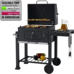 Tepro Au Charbon Tepro Toronto Click - Surface De Gril (Lxl) 56 X 42 Cm - Avec Thermomètre Dans Le Couvercle - Acier Inoxydable -Magasin D'Accessoires Pour Barbecue 1200x1200 30
