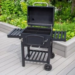 BBQ Grill XL Smoker Jardin - Barbecue à Charbon De Bois De Bois - Y Compris Housse De Pluie - Brosse Métallique - Espace De Rangement Rabattable 27 BBQ Grill XL Smoker Jardin - Barbecue à Charbon De Bois De Bois - Y Compris Housse De Pluie - Brosse Métallique - Espace De Rangement Rabattable -Magasin D'Accessoires Pour Barbecue 1200x1200 317