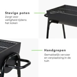 Barbecue à Charbon Cheqo® - Barbecue à Charbon De Bois - BBQ - Demi-cylindre - 88x50xH72cm - Surface De Gril 60x29cm - Revêtement En Poudre Zwart - 6600g - Titre Par Défaut 12 Barbecue à Charbon Cheqo® - Barbecue à Charbon De Bois - BBQ - Demi-cylindre - 88x50xH72cm - Surface De Gril 60x29cm - Revêtement En Poudre Zwart - 6600g - Titre Par Défaut -Magasin D'Accessoires Pour Barbecue 1200x1200 334