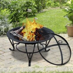 Outsunny Fire Bol Cheminée Foyer Pour Charbon De Bois Avec Protection Contre Les étincelles Rond 842-024 17 Outsunny Fire Bol Cheminée Foyer Pour Charbon De Bois Avec Protection Contre Les étincelles Rond 842-024 -Magasin D'Accessoires Pour Barbecue 1200x1200 348