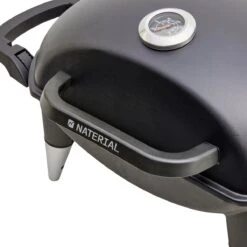 NATERIAL - Grill électrique HYPERION - 2200W - 8 Personnes - H. 49 Cm X L. 76,5 Cm X L. 43 Cm - Acier - Zwart - BBQ Grill électrique - Balcon Grill électrique -Magasin D'Accessoires Pour Barbecue 1200x1200 360