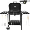 Grand BBQ à Charbon De Bois Mobile Avec Couvercle - Set D' Accessoires De Vêtements Pour Bébé Pour Outils Inclus - Acier - Zwart -Magasin D'Accessoires Pour Barbecue 1200x1200 362