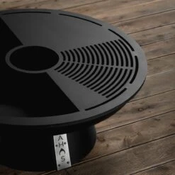 Ahos 850 Barbecue Cheminée Brasero - Anneau De Grill - Y Compris Plancha, Grille De Grille Et Support De Pot - Diamètre 80 Cm - Acier -Magasin D'Accessoires Pour Barbecue 1200x1200 390
